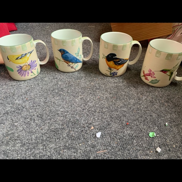 Lenox Summer Greetings coffee mugs.